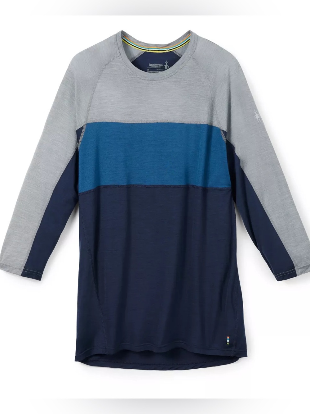 Smartwool Men's Merino Sport Ultralite Mountain Biking 3/4 Sleeve Tee Size Large
